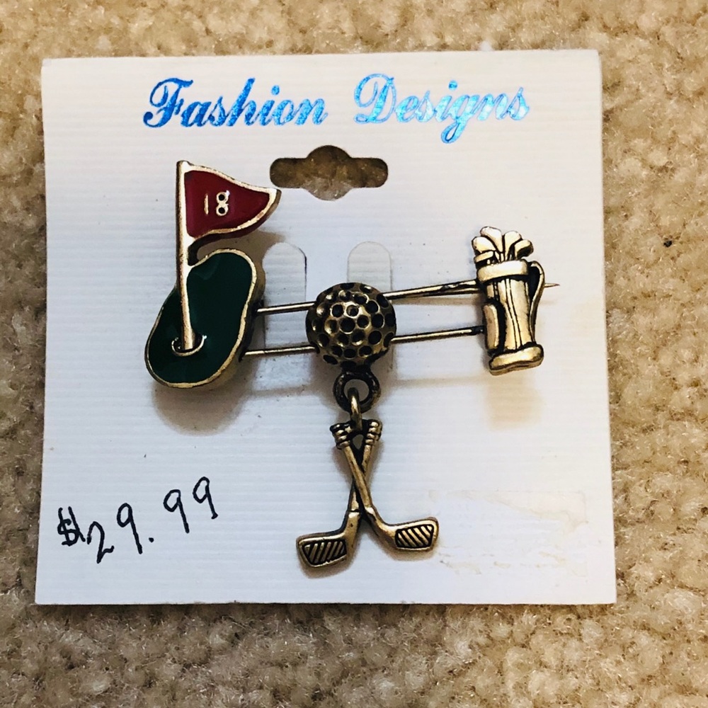 Golf pin by fashion design-brand new day
